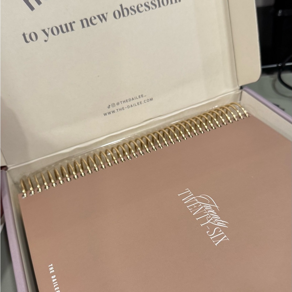 The Dailee Weekly 2026 Planner. taupe